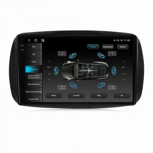 Navigatie dedicata cu Android Smart Forfour dupa 2014, 12GB RAM, Radio GPS Dual Zone, Display 2K QLED 9.5" Touchscreen, Internet Wi-Fi si slot SIM 4G, Bluetooth, MirrorLink, USB, Waze 98354