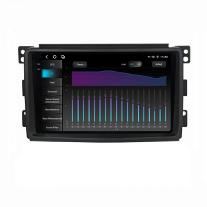 Navigatie dedicata cu Android Smart Fortwo 2007 - 2010, 12GB RAM, Radio GPS Dual Zone, Display 2K QLED 9.5" Touchscreen, Internet Wi-Fi si slot SIM 4G, Bluetooth, MirrorLink, USB, Waze 98344