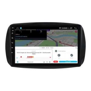Navigatie dedicata cu Android Smart Fortwo dupa 2014, 4GB RAM, Radio GPS Dual Zone, Display HD IPS 9" Touchscreen, Internet Wi-Fi, Bluetooth, MirrorLink, USB - Img 8