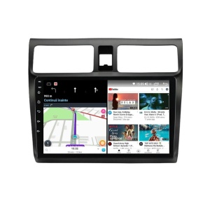 Navigatie dedicata cu Android Suzuki Swift III 2005 - 2010, 2GB RAM, Radio GPS Dual Zone, Display HD QLED 10" Touchscreen, Internet Wi-Fi si slot SIM 4G, Bluetooth, MirrorLink, USB 100272564