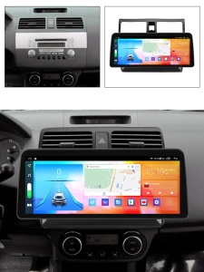 Navigatie dedicata cu Android Suzuki Swift III 2005 - 2010, 4GB RAM, Radio GPS Dual Zone, Display QLED 12.3" Touchscreen, Internet Wi-Fi si slot SIM 4G, Bluetooth, MirrorLink, USB 100298844
