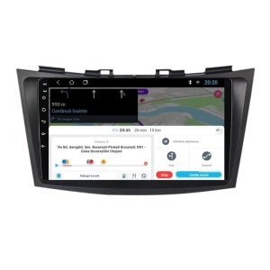 Navigatie dedicata cu Android Suzuki Swift IV 2010 - 2017, 1GB RAM, Radio GPS Dual Zone, Display HD IPS 9" Touchscreen, Internet Wi-Fi, Bluetooth, MirrorLink, USB 100528614