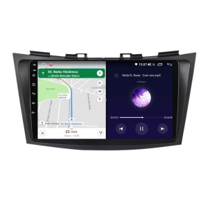 Navigatie dedicata cu Android Suzuki Swift IV 2010 - 2017, 4GB RAM, Radio GPS Dual Zone, Display HD QLED 9" Touchscreen, Internet Wi-Fi si slot SIM 4G, Bluetooth, MirrorLink, USB 100267884