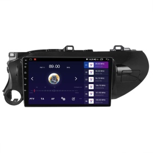 Navigatie dedicata cu Android Toyota Hilux VIII dupa 2015, 2GB RAM, Radio GPS Dual Zone, Display HD QLED 10" Touchscreen, Internet Wi-Fi si slot SIM 4G, Bluetooth, MirrorLink, USB 100257864