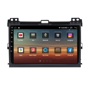 Navigatie dedicata cu Android Toyota Land Cruiser Prado J120 2002 - 2010, 4GB RAM, Radio GPS Dual Zone, Display HD QLED 9" Touchscreen, Internet Wi-Fi si slot SIM 4G, Bluetooth, MirrorLink, USB 100253724