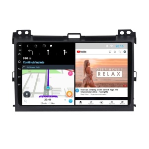 Navigatie dedicata cu Android Toyota Land Cruiser Prado J120 2002 - 2010, 2GB RAM, Radio GPS Dual Zone, Display HD IPS 9" Touchscreen, Internet Wi-Fi, Bluetooth, MirrorLink, USB 100516164