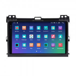 Navigatie dedicata cu Android Toyota Land Cruiser Prado J120 2002 - 2010, 4GB RAM, Radio GPS Dual Zone, Display 2K QLED 9.5" Touchscreen, Internet Wi-Fi si slot SIM 4G, Bluetooth, MirrorLink, USB, Waze 109344