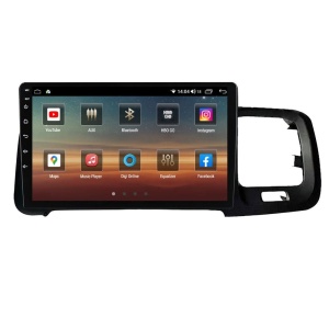 Navigatie dedicata cu Android Volvo S60 II / V60 I 2010 - 2014, 4GB RAM, Radio GPS Dual Zone, Display HD QLED 9" Touchscreen, Internet Wi-Fi si slot SIM 4G, Bluetooth, MirrorLink, USB 100253814