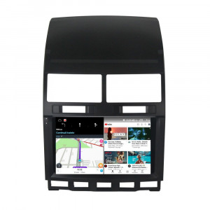 Navigatie dedicata cu Android VW Touareg 7L 2002 - 2011, 12GB RAM, Radio GPS Dual Zone, Display 2K QLED 9.5" Touchscreen, Internet Wi-Fi si slot SIM 4G, Bluetooth, MirrorLink, USB, Waze 99504