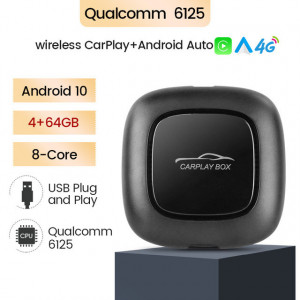 Interfata universala AI Box Android Auto si Apple CarPlay wireless Plug & Play, 4 GB 47305