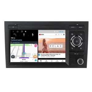 Navigatie dedicata cu Android Audi A4 (B6, B7) 2000 - 2008, 2GB RAM, Radio GPS Dual Zone, Display HD IPS 7" Touchscreen, Internet Wi-Fi, Bluetooth, MirrorLink, USB 100012575