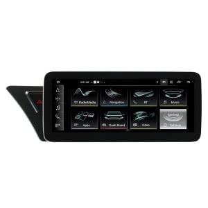 Navigatie dedicata cu Android Audi Q5 (8R) 2008 - 2017 cu navigatie 3G, 6GB RAM, Radio GPS Dual Zone, Display QLED 12.3" Touchscreen, Internet Wi-Fi si slot SIM 4G, Bluetooth, MirrorLink, USB