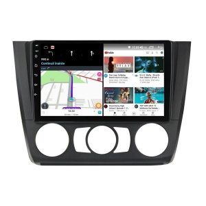 Navigatie dedicata cu Android BMW Seria 1 (E81 / E87) 2007 - 2013, clima manuala, 2GB RAM, Radio GPS Dual Zone, Display HD QLED 9" Touchscreen, Internet Wi-Fi si slot SIM 4G, Bluetooth, MirrorLink, USB 100270035