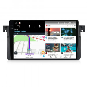 Navigatie dedicata cu Android BMW Seria 3 (E46) 1997 - 2005, 12GB RAM, Radio GPS Dual Zone, Display 2K QLED 9.5" Touchscreen, Internet Wi-Fi si slot SIM 4G, Bluetooth, MirrorLink, USB, Waze 99345