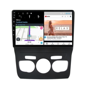 Navigatie dedicata cu Android Citroen C4 II 2009 - 2018, clima automata, 1GB RAM, Radio GPS Dual Zone, Display HD IPS 10" Touchscreen, Internet Wi-Fi, Bluetooth, MirrorLink, USB 100508745