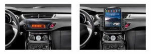 Navigatie dedicata cu Android Citroen DS3 2009 - 2018, gri, 2GB RAM, Radio GPS Dual Zone, Touchscreen IPS 9.7" HD tip Tesla, Internet Wi-Fi, Bluetooth, MirrorLink, USB 100504845