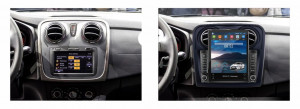 Navigatie dedicata cu Android Dacia Logan II 2012 - 2020, 1GB RAM, Radio GPS Dual Zone, Touchscreen IPS 9.7" HD tip Tesla, Internet Wi-Fi, Bluetooth, MirrorLink, USB, Waze 89905