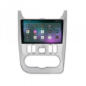 Navigatie dedicata cu Android Dacia Sandero I 2008 - 2013, 12GB RAM, Radio GPS Dual Zone, Display 2K QLED 9.5" Touchscreen, Internet Wi-Fi si slot SIM 4G, Bluetooth, MirrorLink, USB, Waze 95605