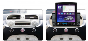 Navigatie dedicata cu Android Fiat 500 2007 - 2015, gri, 8GB 64155