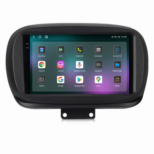 Navigatie dedicata cu Android Fiat 500X dupa 2014, 12GB RAM, Radio GPS Dual Zone, Display 2K QLED 9.5" Touchscreen, Internet Wi-Fi si slot SIM 4G, Bluetooth, MirrorLink, USB, Waze 96445