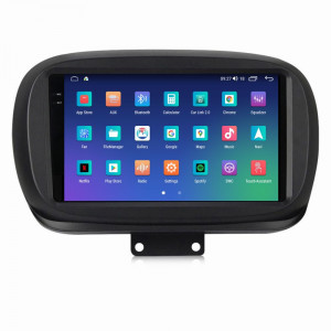 Navigatie dedicata cu Android Fiat 500X dupa 2014, 4GB RAM, Radio GPS Dual Zone, Display 2K QLED 9.5" Touchscreen, Internet Wi-Fi si slot SIM 4G, Bluetooth, MirrorLink, USB, Waze 108825