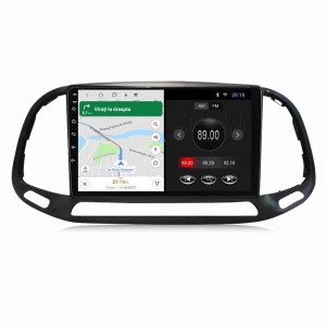 Navigatie dedicata cu Android Fiat Doblo dupa 2015, 2GB RAM, Radio GPS Dual Zone, Display HD IPS 9" Touchscreen, Internet Wi-Fi, Bluetooth, MirrorLink, USB 100512435