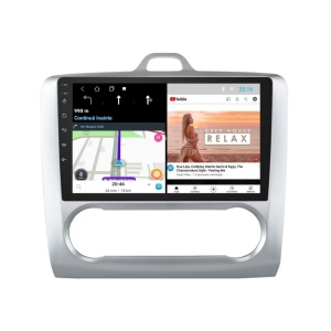 Navigatie dedicata cu Android Ford Focus II 2004 - 2011, clima automata, 2GB RAM, Radio GPS Dual Zone, Display HD IPS 9" Touchscreen, Internet Wi-Fi, Bluetooth, MirrorLink, USB 100510275