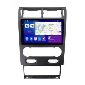 Navigatie dedicata cu Android Ford Mondeo III 2000 - 2007, clima automata, 4GB RAM, Radio GPS Dual Zone, Display 2K QLED 9.5" Touchscreen, Internet Wi-Fi si slot SIM 4G, Bluetooth, MirrorLink, USB, Waze 104755