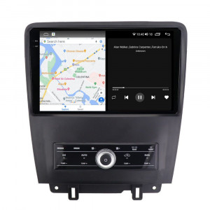 Navigatie dedicata cu Android Ford Mustang 2009 - 2014, 4GB RAM, Radio GPS Dual Zone, Display 2K QLED 10.36" Touchscreen, Internet Wi-Fi si slot SIM 4G, Bluetooth, MirrorLink, USB, Waze 105615