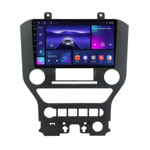 Navigatie dedicata cu Android Ford Mustang 2014 - 2021 cu navigatie originala, 2GB RAM, Radio GPS Dual Zone, Display HD QLED 9" Touchscreen, Internet Wi-Fi si slot SIM 4G, Bluetooth, MirrorLink, USB 100260735