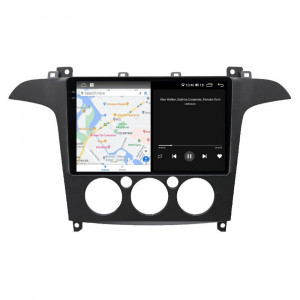Navigatie dedicata cu Android Ford S-Max I / Galaxy II 2006 - 2015, clima manuala, 8GB RAM, Radio GPS Dual Zone, Display 2K QLED 9.5" Touchscreen, Internet Wi-Fi si slot SIM 4G, Bluetooth, MirrorLink, USB, Waze 107275