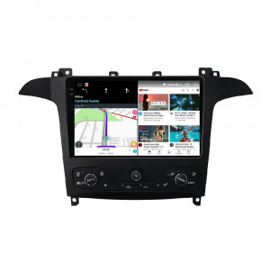 Navigatie dedicata cu Android Ford S-Max I / Galaxy II 2006 - 2015 cu navigatie originala, 12GB RAM, Radio GPS Dual Zone, Display 2K QLED 9.5" Touchscreen, Internet Wi-Fi si slot SIM 4G, Bluetooth, MirrorLink, USB, Waze 99635