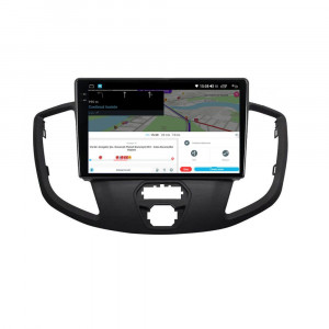Navigatie dedicata cu Android Ford Transit 2014 - 2020, 4GB RAM, Radio GPS Dual Zone, Display 2K QLED 9.5" Touchscreen, Internet Wi-Fi si slot SIM 4G, Bluetooth, MirrorLink, USB, Waze 112215