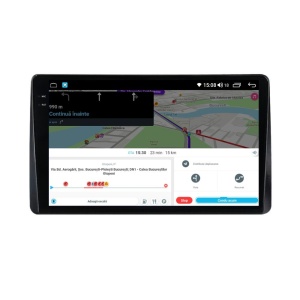 Navigatie dedicata cu Android Ford Transit / Tourneo Courier 2014 - 2023 fara ecran din fabrica, 4GB RAM, Radio GPS Dual Zone, Display 2K QLED 9.5" Touchscreen, Internet Wi-Fi si slot SIM 4G, Bluetooth, MirrorLink, USB 100007365