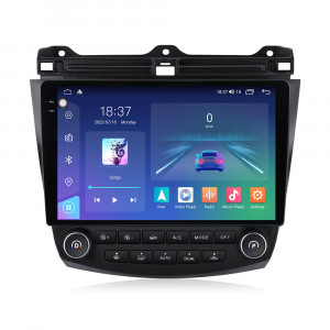 Navigatie dedicata cu Android Honda Accord VII 2003 - 2008 benzina, 8GB RAM, Radio GPS Dual Zone, Display 2K QLED 10.36" Touchscreen, Internet Wi-Fi si slot SIM 4G, Bluetooth, MirrorLink, USB