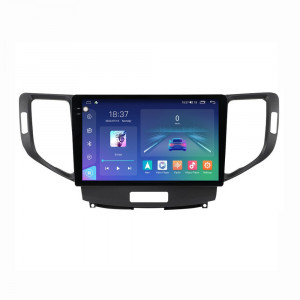 Navigatie dedicata cu Android Honda Accord VIII 2008 - 2012, 8GB RAM, Radio GPS Dual Zone, Display 2K QLED 9.5" Touchscreen, Internet Wi-Fi si slot SIM 4G, Bluetooth, MirrorLink, USB