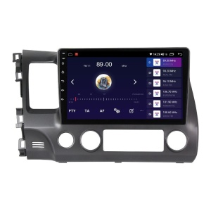 Navigatie dedicata cu Android Honda Civic VIII Sedan 2006 - 2011, 2GB RAM, Radio GPS Dual Zone, Display HD QLED 10" Touchscreen, Internet Wi-Fi si slot SIM 4G, Bluetooth, MirrorLink, USB 100255275