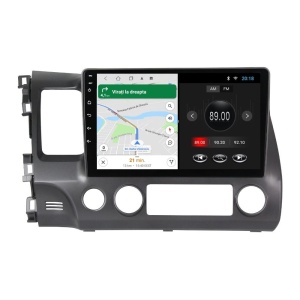 Navigatie dedicata cu Android Honda Civic VIII Sedan 2006 - 2011, 2GB RAM, Radio GPS Dual Zone, Display HD IPS 10" Touchscreen, Internet Wi-Fi, Bluetooth, MirrorLink, USB 100528335