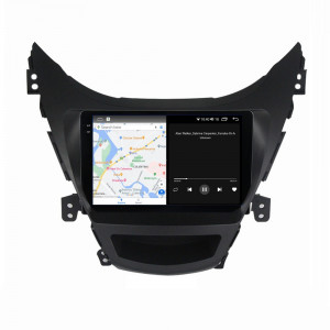 Navigatie dedicata cu Android Hyundai Elantra V 2010 - 2014, 8GB RAM, Radio GPS Dual Zone, Display 2K QLED 9.5" Touchscreen, Internet Wi-Fi si slot SIM 4G, Bluetooth, MirrorLink, USB, Waze 107935