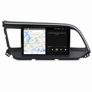 Navigatie dedicata cu Android Hyundai Elantra VI 2019 - 2020, 4GB RAM, Radio GPS Dual Zone, Display 2K QLED 9.5" Touchscreen, Internet Wi-Fi si slot SIM 4G, Bluetooth, MirrorLink, USB, Waze 104975