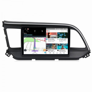 Navigatie dedicata cu Android Hyundai Elantra VI 2019 - 2020, 4GB RAM, Radio GPS Dual Zone, Display 2K QLED 9.5" Touchscreen, Internet Wi-Fi si slot SIM 4G, Bluetooth, MirrorLink, USB, Waze 109195