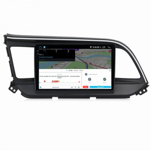 Navigatie dedicata cu Android Hyundai Elantra VI 2019 - 2020, 4GB RAM, Radio GPS Dual Zone, Display 2K QLED 9.5" Touchscreen, Internet Wi-Fi si slot SIM 4G, Bluetooth, MirrorLink, USB, Waze 112065