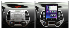 Navigatie dedicata cu Android Hyundai i20 2008 - 2012, clima automata, 8GB 64495