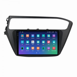 Navigatie dedicata cu Android Hyundai i20 2018 - 2020, 8GB RAM, Radio GPS Dual Zone, Display 2K QLED 9.5" Touchscreen, Internet Wi-Fi si slot SIM 4G, Bluetooth, MirrorLink, USB, Waze 110165