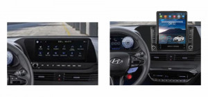 Navigatie dedicata cu Android Hyundai i20 dupa 2020, 1GB RAM, Radio GPS Dual Zone, Touchscreen IPS 9.7" HD tip Tesla, Internet Wi-Fi, Bluetooth, MirrorLink, USB, Waze 90245