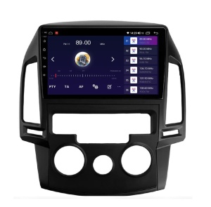Navigatie dedicata cu Android Hyundai i30 2007 - 2012, clima manuala, 4GB RAM, Radio GPS Dual Zone, Display HD QLED 9" Touchscreen, Internet Wi-Fi si slot SIM 4G, Bluetooth, MirrorLink, USB 100250565