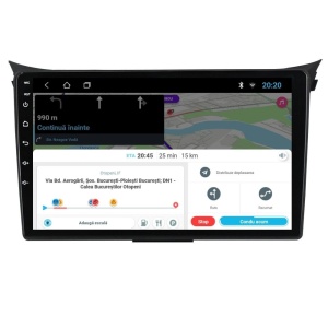 Navigatie dedicata cu Android Hyundai i30 2011 - 2017, 1GB RAM, Radio GPS Dual Zone, Display HD IPS 9" Touchscreen, Internet Wi-Fi, Bluetooth, MirrorLink, USB 100528485