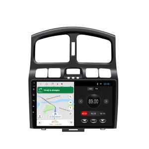 Navigatie dedicata cu Android Hyundai Santa Fe I 2000 - 2006, 1GB RAM, Radio GPS Dual Zone, Display HD IPS 9" Touchscreen, Internet Wi-Fi, Bluetooth, MirrorLink, USB 100520775