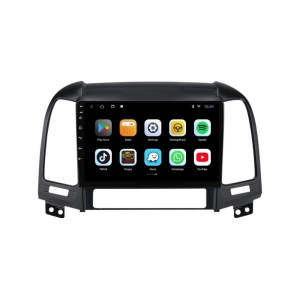 Navigatie dedicata cu Android Hyundai Santa Fe II 2006 - 2012, 1GB RAM, Radio GPS Dual Zone, Display HD IPS 9" Touchscreen, Internet Wi-Fi, Bluetooth, MirrorLink, USB 100479435