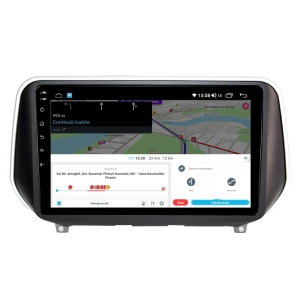 Navigatie dedicata cu Android Hyundai Santa Fe IV dupa 2018, 4GB RAM, Radio GPS Dual Zone, Display HD IPS 10" Touchscreen, Internet Wi-Fi, Bluetooth, MirrorLink, USB - Img 8